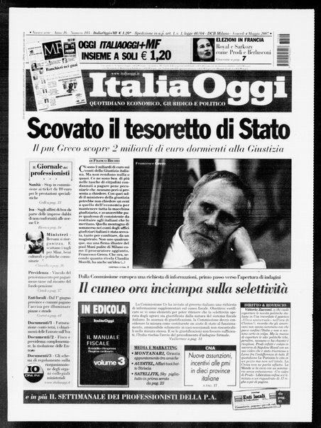 Italia oggi : quotidiano di economia finanza e politica